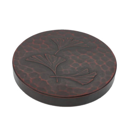 Teapot coaster (12cm) / gingkgo leaves