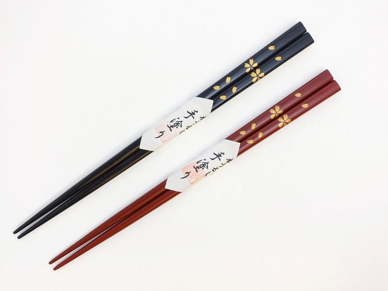 Echizen lacquer chopstick　cherry blossom　L/S