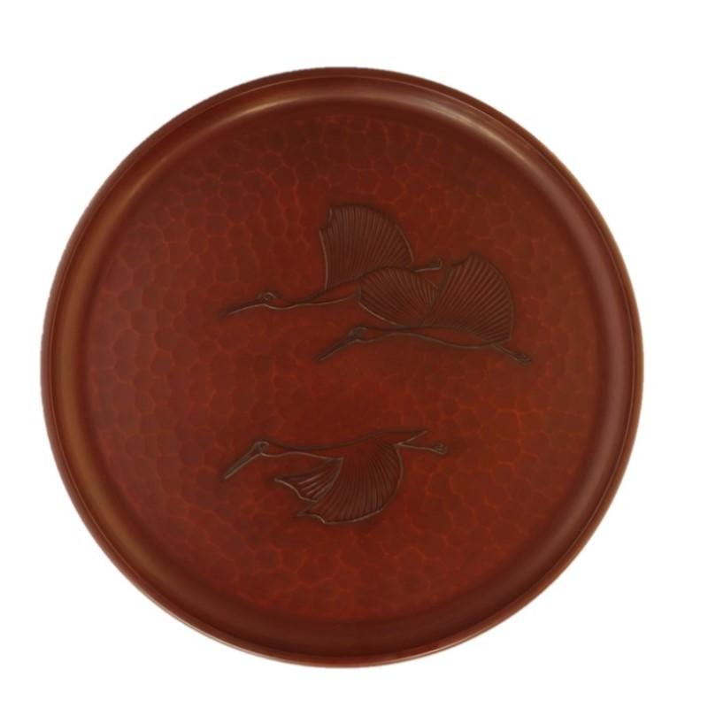 Round tray(30cm) / cranes