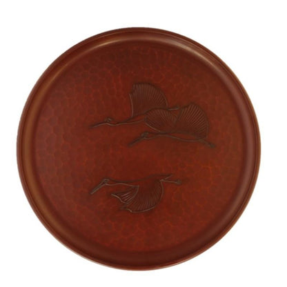 Round tray(30cm) / cranes