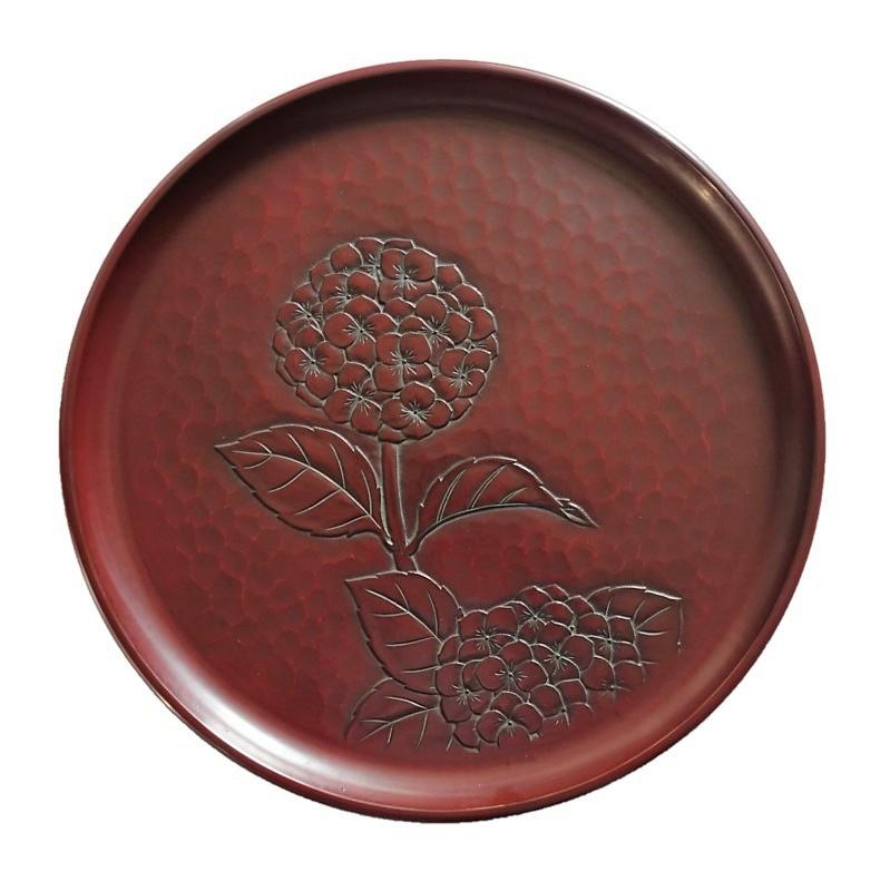 plateau rond(30cm)　hortensia