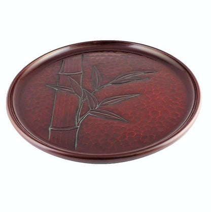 plateau rond(30cm)　bambou