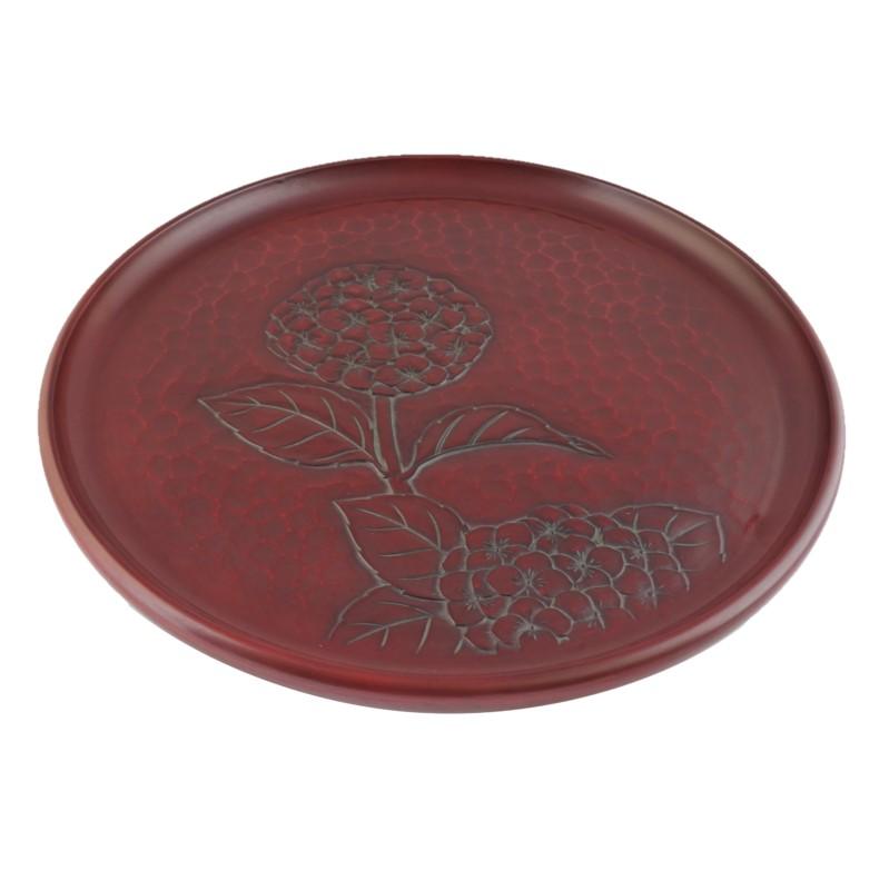 plateau rond(30cm)　hortensia