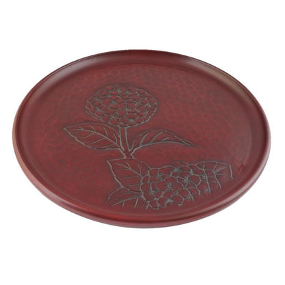 plateau rond(30cm)　hortensia
