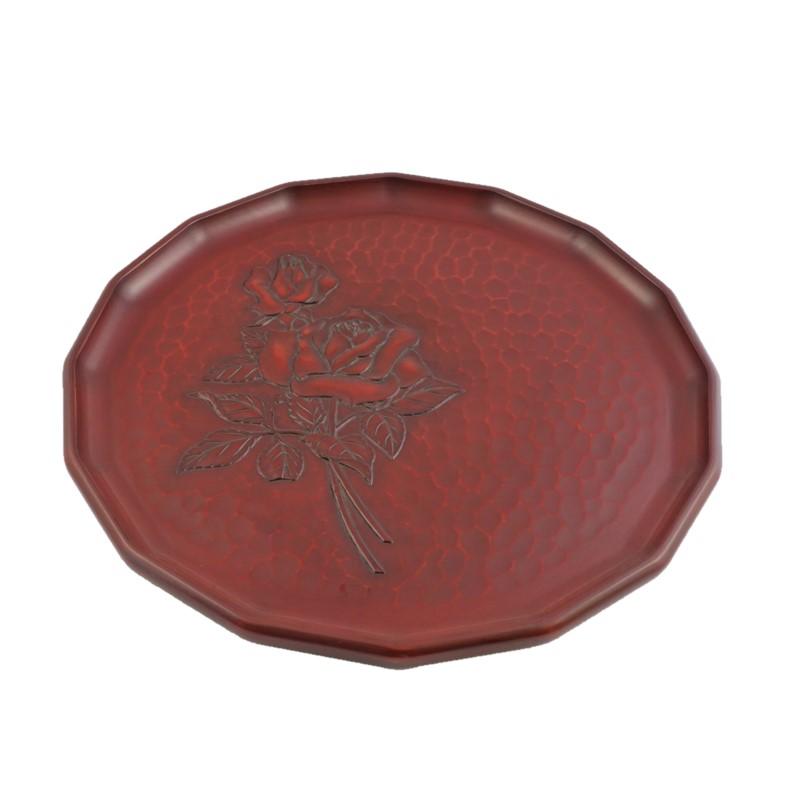 plateau hexadécagonal(30cm)　rose