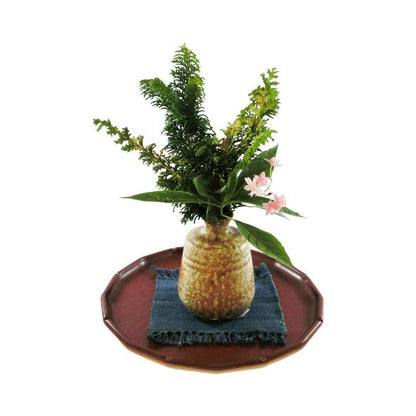 8寸輪花盆 スミ切刀痕