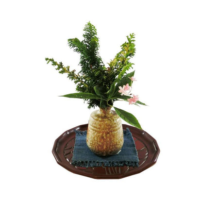 plateau hexadécagonal(24cm)　coquelicot