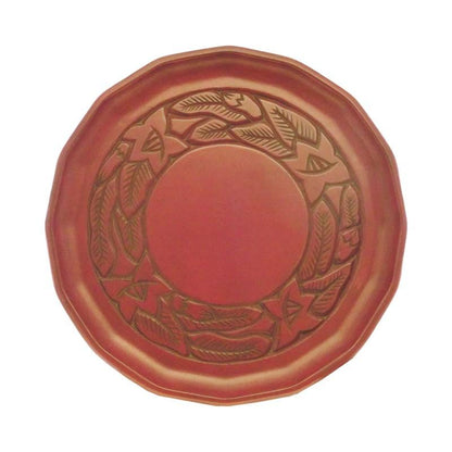 Hexadecagonal tray (24cm) / bellflower on rim