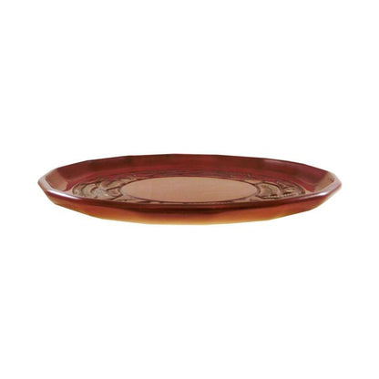 Hexadecagonal tray (24cm) / bellflower on rim