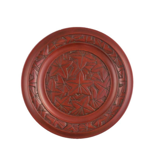 7寸桃皿 紅葉