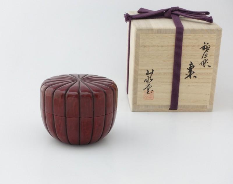 récipient matcha　chrysanthème