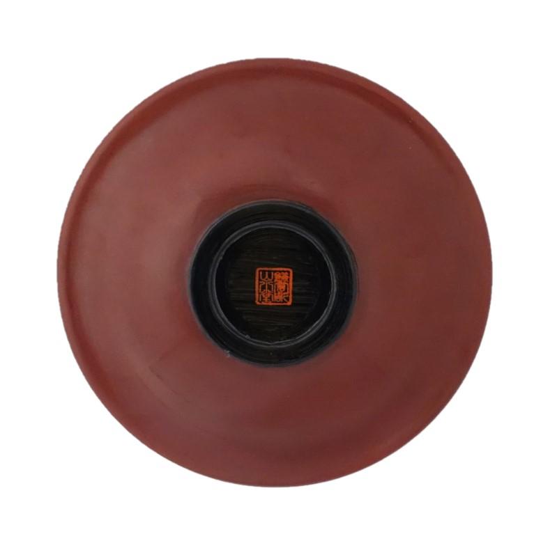 4寸茶托 桃型 桜