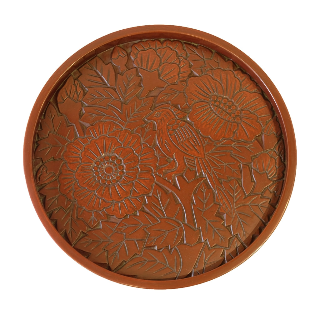 7寸切立盆 花鳥図