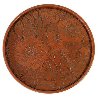 8寸切立盆 花鳥図